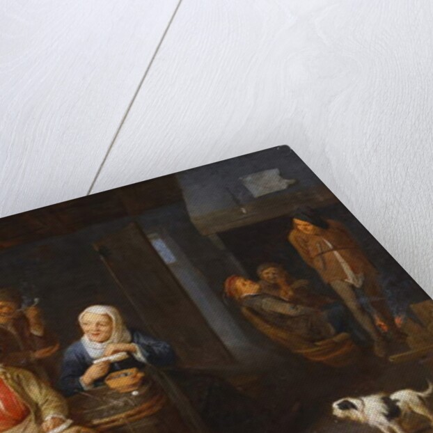 The Interior of an Inn with Peasants Smoking, 1647 by David III Ryckaert