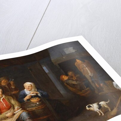 The Interior of an Inn with Peasants Smoking, 1647 by David III Ryckaert