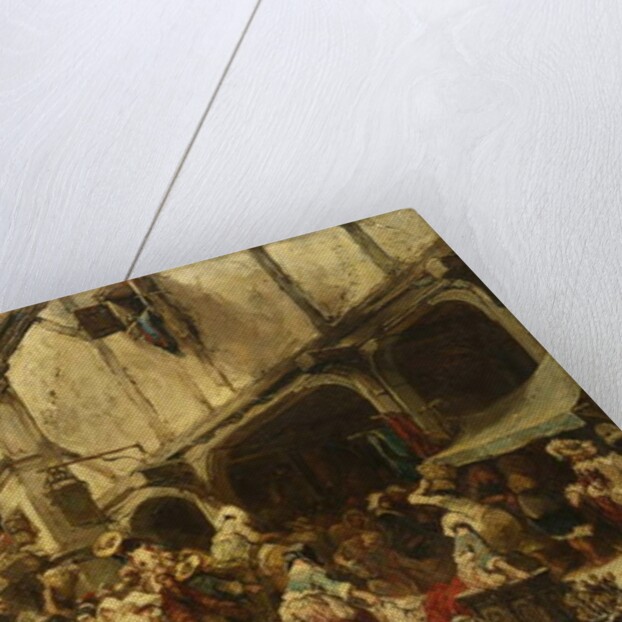 The Market Place, 1862 by Louis Eugene Gabriel Isabey