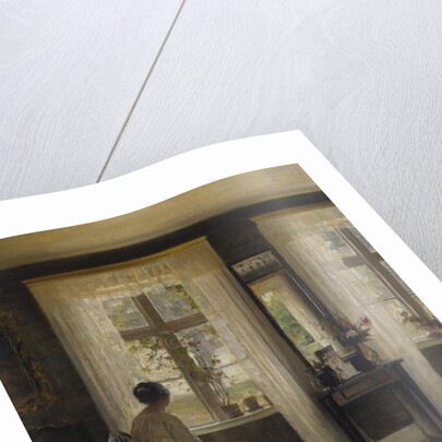 A Lady in an Interior by Carl Holsoe