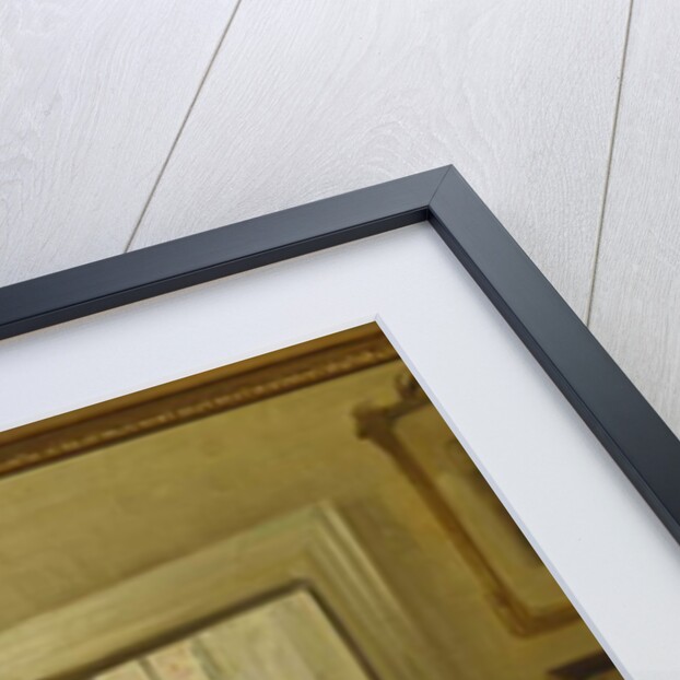 An Interior with a Woman at a Table by Carl Holsoe