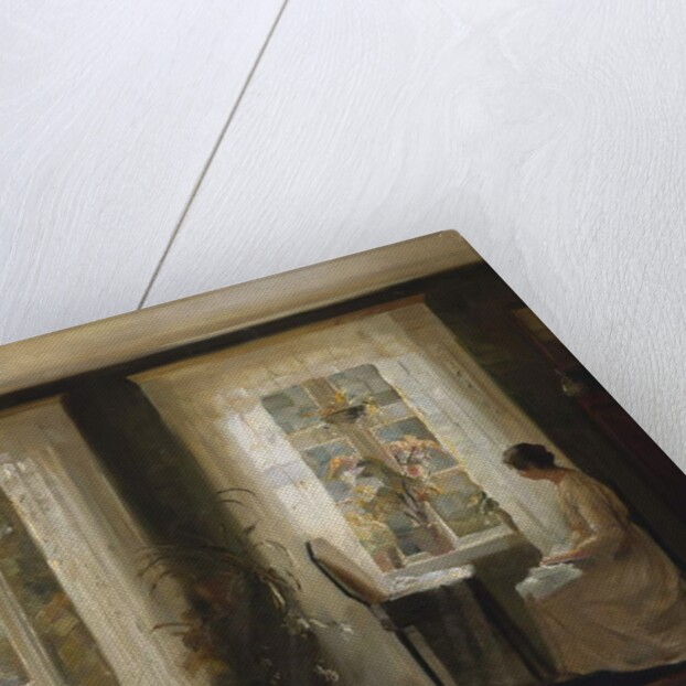 A Woman at a Sunny Window by Carl Holsoe