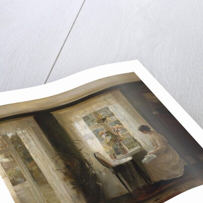 A Woman at a Sunny Window by Carl Holsoe