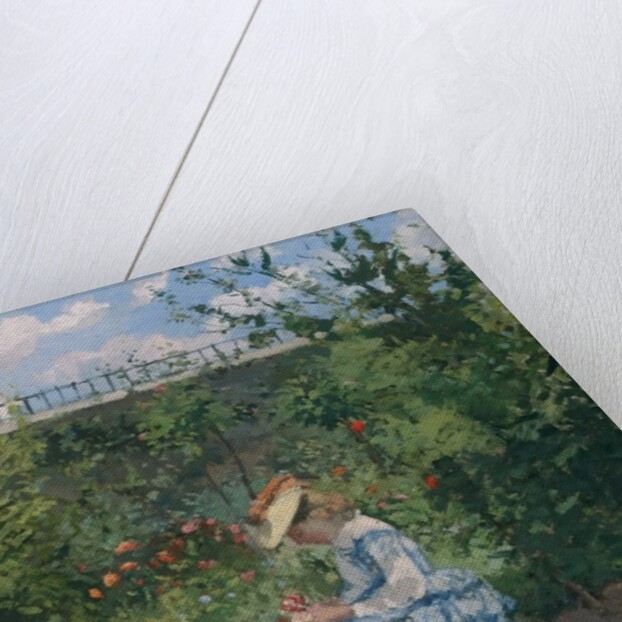 Jeanne in the Garden, Pontoise, c.1872 by Camille Pissarro