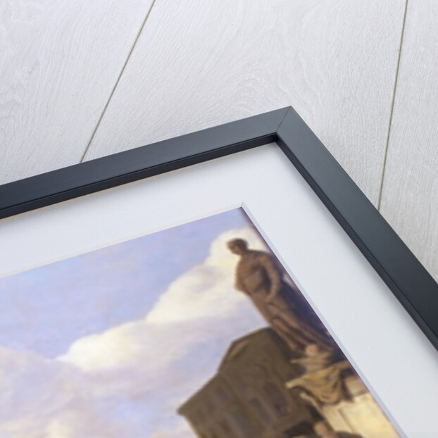 A Capriccio of a Mediterranean Port by Johannes Lingelbach