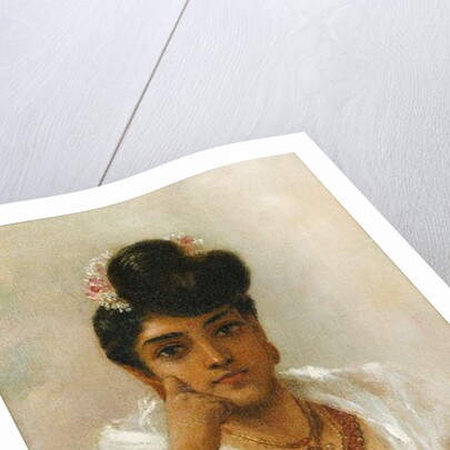Malabar Beauty by Raja Ravi Varma