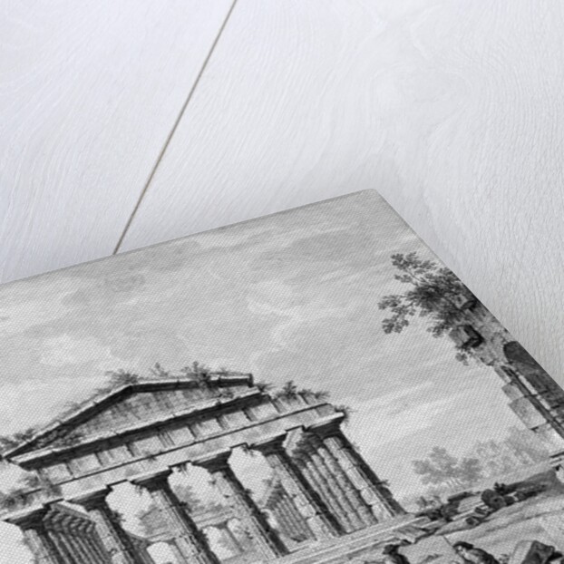 The Temple of Juno at Paestum by Luigi Balugani