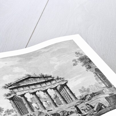 The Temple of Juno at Paestum by Luigi Balugani