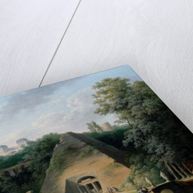 The Pyramid at the Chateau de Maupertuis, c.1785 by Claude Louis Chatelet