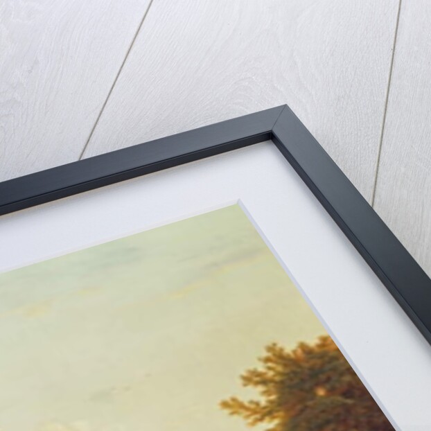 Figures by a weir on the River Clodiagh at Charleville Forest, County Offaly, 1801 by William Ashford