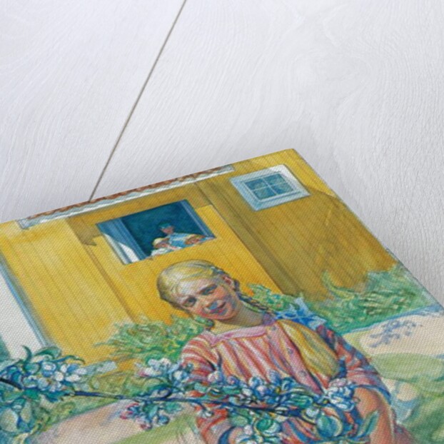 Girl with Apple Blossom, 1914 by Carl Larsson