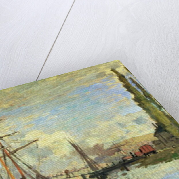 The Seine at Rouen, 1872 by Claude Monet