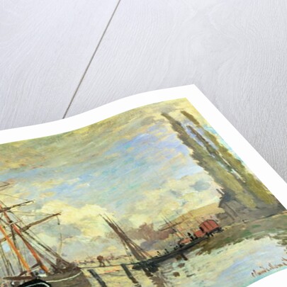 The Seine at Rouen, 1872 by Claude Monet