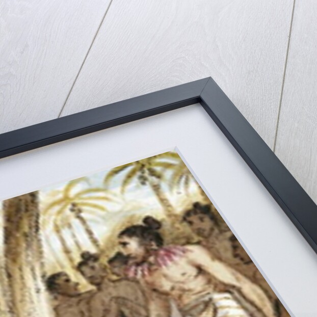 Illustration from 'The Voyages of Captain Cook' by Isaac Robert Cruikshank