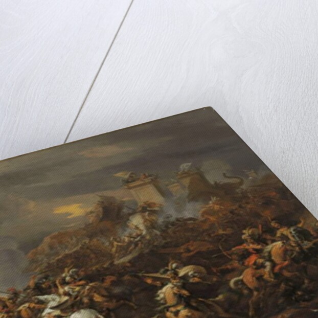 The Battle between Alexander and Porus by Nicolaes Pietersz. Berchem