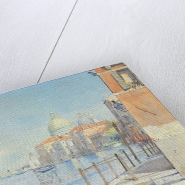 The Gran Canal, Venice, with the Santa Maria della Salute, 1910 by Gunnar Widforss