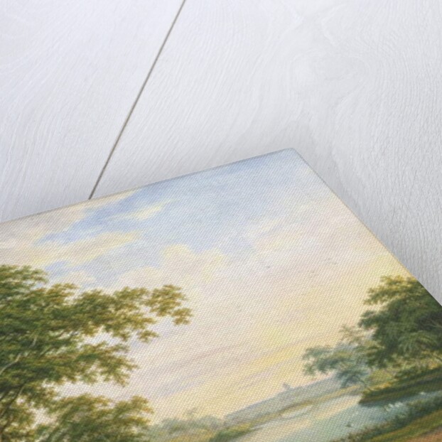 The garden facade of the old palace of the Governor-General at Buitenzorg before the earthquake of 1834 by Willem Troost