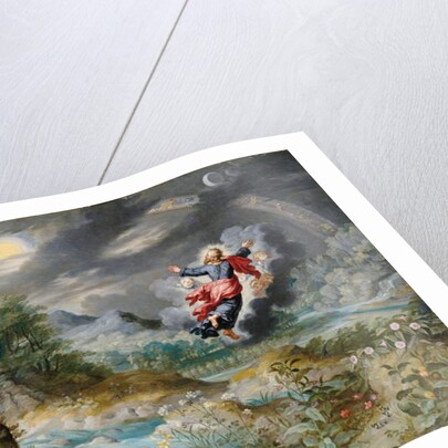 God creating the sun, the moon and the stars in the Firmament, c.1650 by Jan the Younger Brueghel