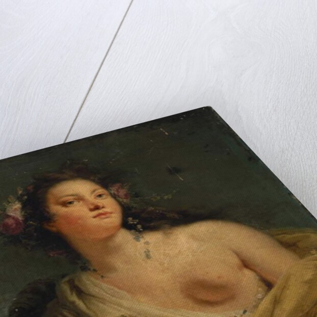 Portrait of a lady as Flora by Giovanni Battista (1696-1770) Tiepolo