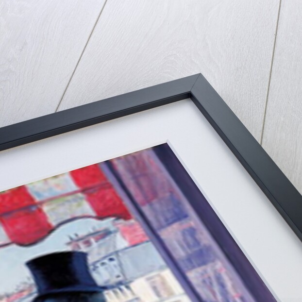 Man on a balcony, Boulevard Haussmann, 1880 by Gustave Caillebotte