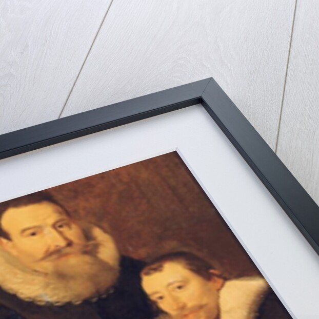 Group portrait of three gentlemen by Thomas de Keyser