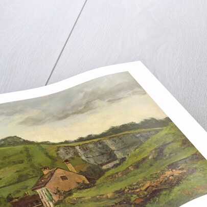 A Country Cottage by Gustave Courbet