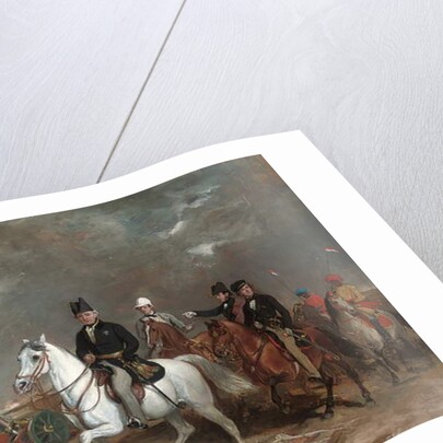 The Viscount Hardinge, Governor-general of India, accompanied by his two sons and Colonel Wood, on the battlefield of Ferozeshah by Francis Grant