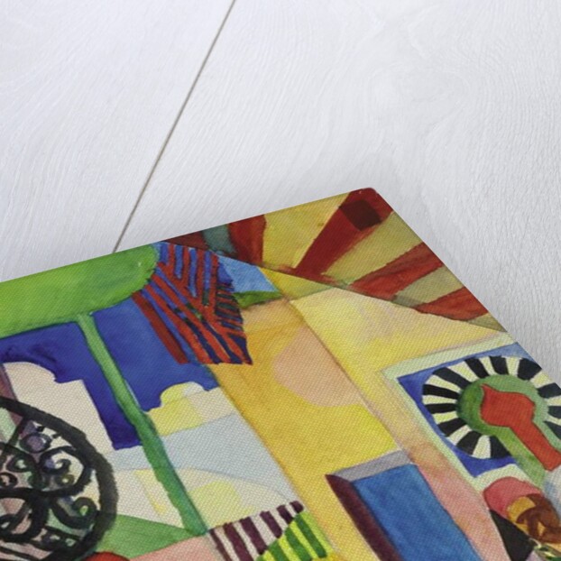 In the Bazaar, 1914 by August Macke