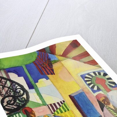 In the Bazaar, 1914 by August Macke