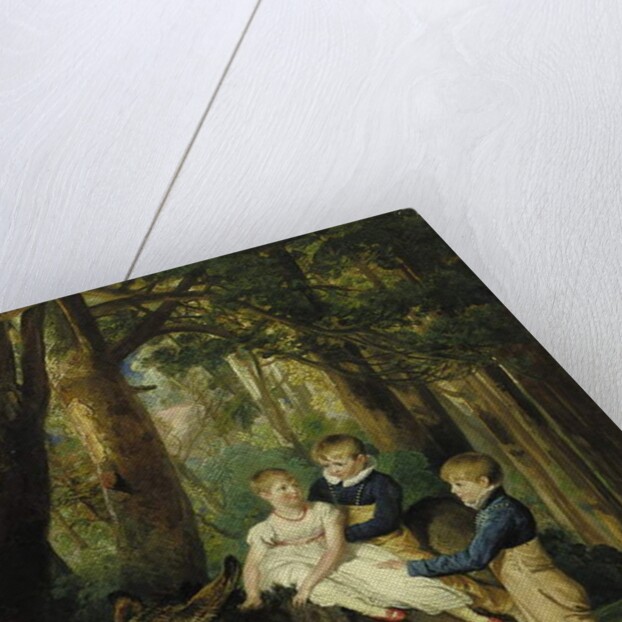 Group portrait of John, Theophilus and Frances Levett, 1811 by James Ward