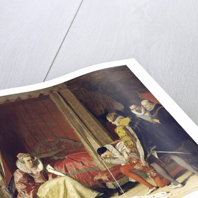 Queen Elizabeth discovers she is no longer young by Augustus Leopold Egg