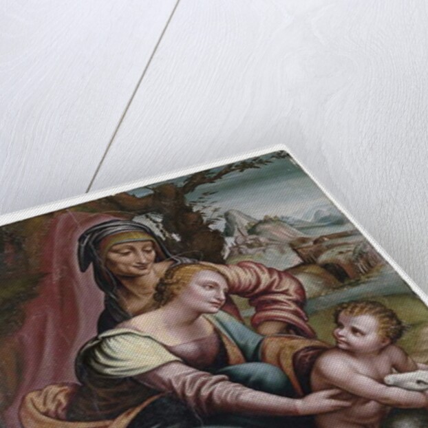 The Madonna and Child with St. Anne, North Italian by Italian School