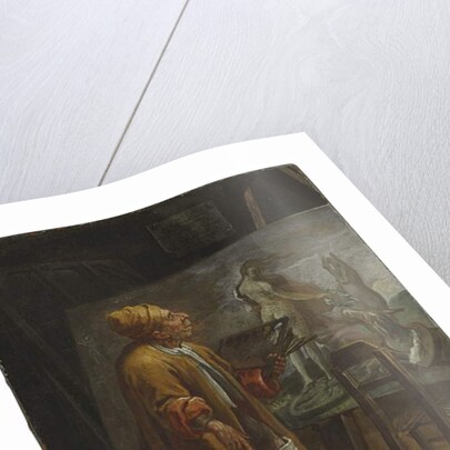 Paolo de Matteis in His Studio by Pier Leone Ghezzi