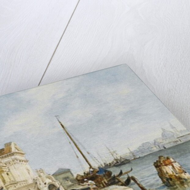 View of the Zattere dock, Venice by Jacques Guiaud