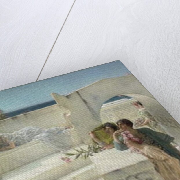 Under the Roof of Blue Ionian Weather, 1901 by Lawrence Alma-Tadema