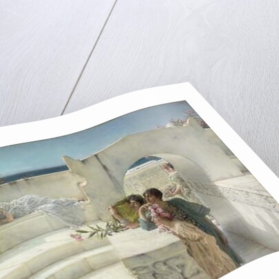 Under the Roof of Blue Ionian Weather, 1901 by Lawrence Alma-Tadema