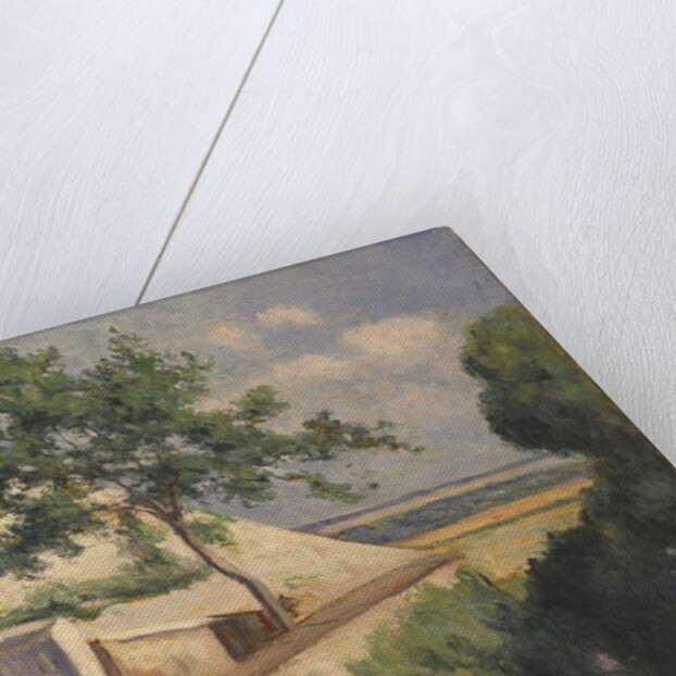 Rolleboise, Behind the Church, c.1920 by Maximilien Luce