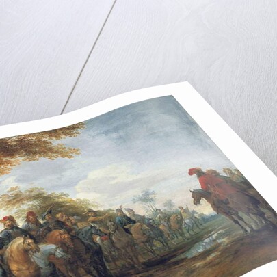 The Halt of the Cavalry by Peeter Snayers