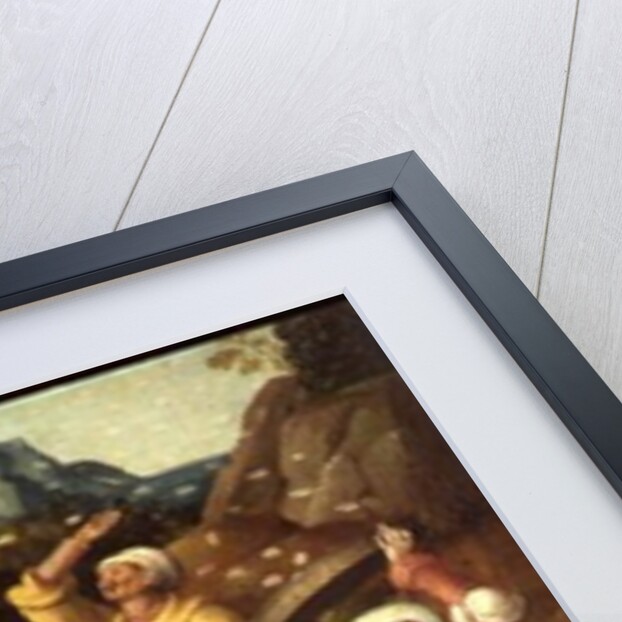 The Israelites Gathering Manna by Master of the Holy Blood