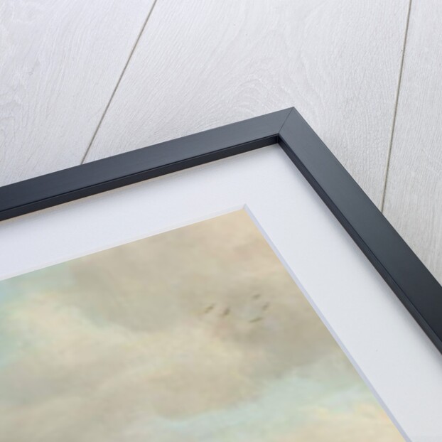 View of Westminster from Lambeth with a royal barge in the foreground by Samuel Scott