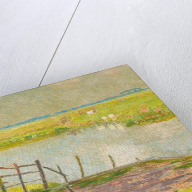 The Fence, The Lys, 1902 by Emile Claus