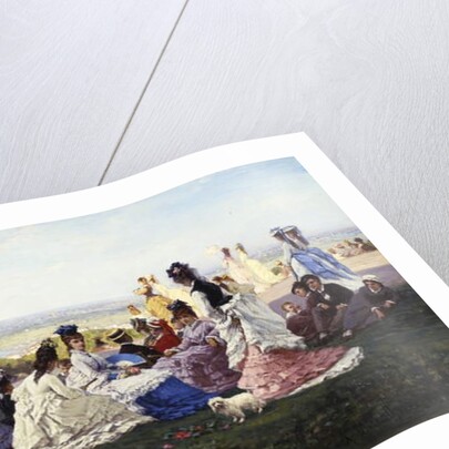 Sunday in Bellevue, 1874 by Gabriel-Amable de Lafoulhouze