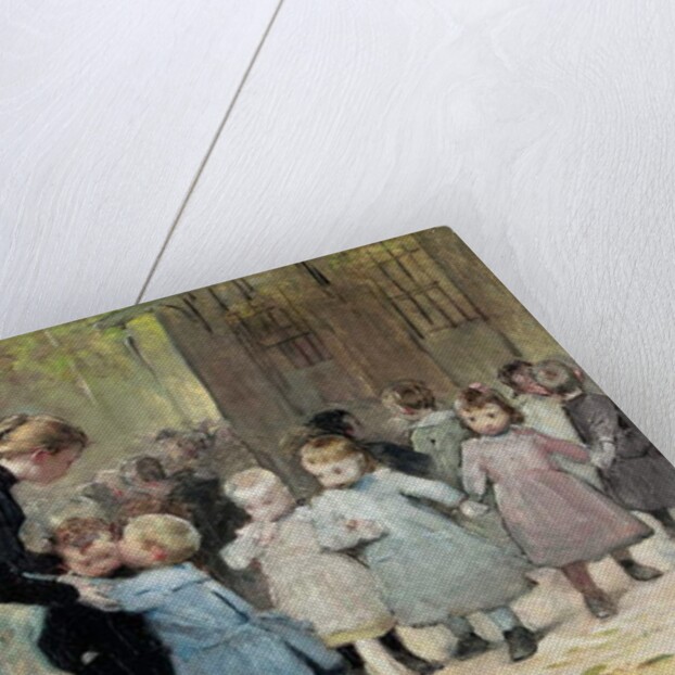 In the Playground by Henri Jules Jean Geoffroy