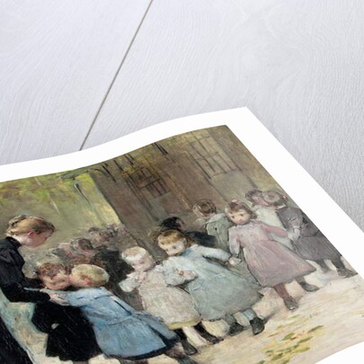 In the Playground by Henri Jules Jean Geoffroy