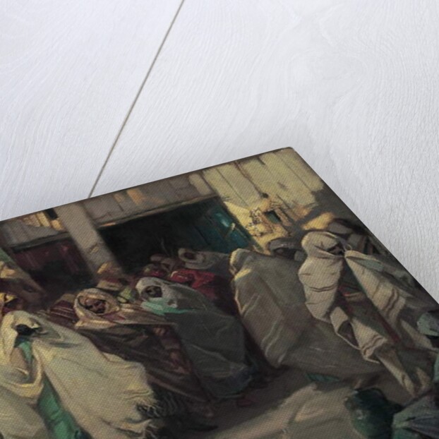 Tunisian street scene by Julius C. Rolshoven