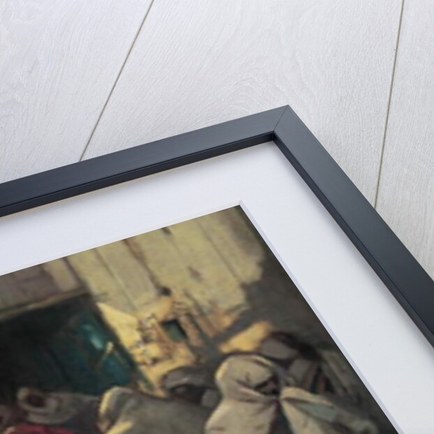 Tunisian street scene by Julius C. Rolshoven