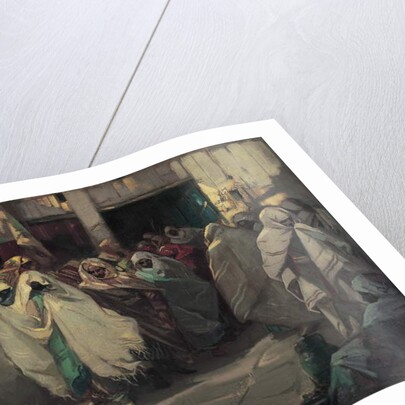 Tunisian street scene by Julius C. Rolshoven