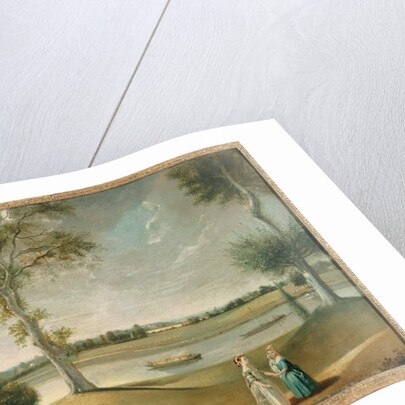 The Misses Garrick by the Thames at Hampton, 1762 by Johann Zoffany