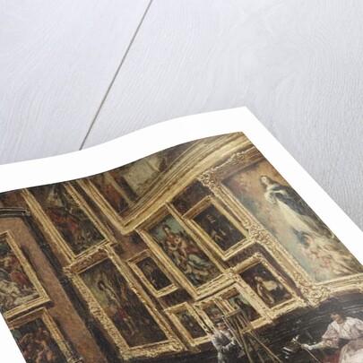 In the Louvre, 1898 by Louis Beraud