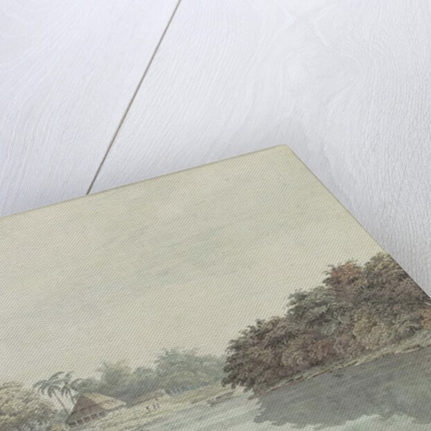 The Governor General's budgerow on the Ganges, Brahmaputra Delta by Hubert Cornish